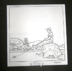 Geof Darrow Monsieur Mouche Magnificent Illustration On Layer (moebius) Signed