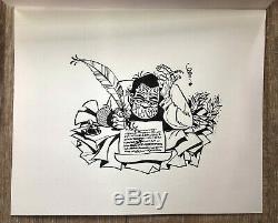 Gotlib Drawing Original Cover Writings J'ai Lu Comics Published DIM 19 15,5 CM