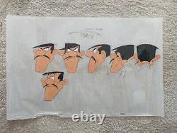 Grande Planche Original Drawing Animated Bd Lucky Luke Cartoon Studio