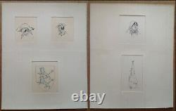 Henry Morin Cervantes Don Quixote 5 Pencil Drawing Ink 1905 Original Planche