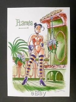 Hubsch Ploneys Of Troy Original Illustration Flamea A3