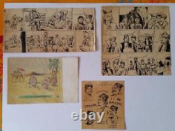 Huge lot of original boards Sketchbook drawings BILD BILDERLING Artima