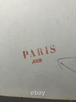 Ink original comic strip board for the newspaper Paris Jour circa 1950