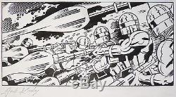 Jack Kirby Original Artwork Of Captain Victory Original Comic Art 1983