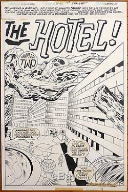 Jack Kirby Original Kamandi Splash Original Comic Art 1975