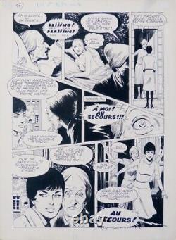 Jean SIDOBRE G. LEVIS original board LIZ and BETH eroticism eroticism page 17