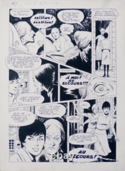 Jean SIDOBRE G. LEVIS original plate LIZ and BETH erotic eroticism page 17