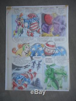 Jean-yves Mitton Mikros Superb Original Board Titans 35 Page 48 + Layer