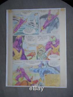 Jean-yves Mitton Mikros Superb Original Board Titans 67 Page 38 + Layer