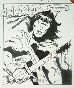 John Buscema Original Sheet Of Conan The Barbarian Marvel 1984