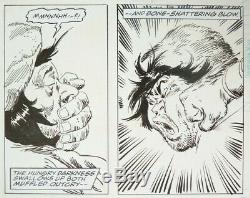 John Buscema Original Sheet Of Conan The Barbarian Marvel 1995