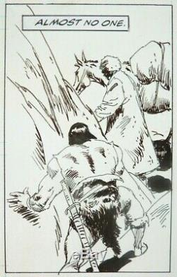 John Buscema Original Sheet Of Conan The Barbarian Marvel 1995