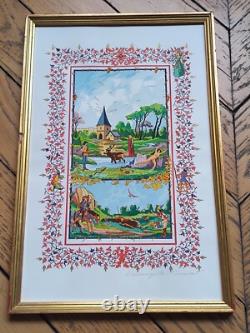 Journey of Charlemagne to Jerusalem. Ill. MINCET + continuation, drawing, lithograph, plate