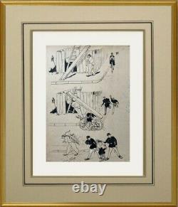 L'affichiste E. Genault // Dessin Original Planche De Caricatures 1900 (58)