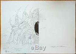 Large Original Drawing Philippe Druillet The Ring Of Wagner 2001 Drawing