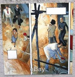 Lepage Two Boxes Muchacho Direct Colors Watercolor Signed