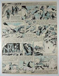 Liquois Marijac Original Comic Strip 39 War With The Earth Tbe