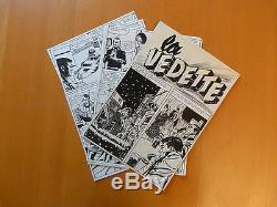 Lot 14 Boards Drawing Ink Bd Planche Original Full Story La Vedette