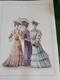 Lot 5 Posters Perrin Costume Plates Period Gloves Haute Couture Dress 4030