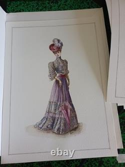 Lot 5 posters Perrin costume plates period gloves haute couture dress 4030