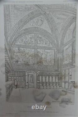 Lot 7 Floors Drawings Viollet-le-duc Sculptures Architecture Italy Xix° S