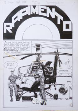 MARRAFFA 30 Original Erotic Comic Art Pages Elvifrance Erotica Helicopter