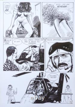 MARRAFFA 30 Original Erotic Comic Art Pages Elvifrance Erotica Helicopter