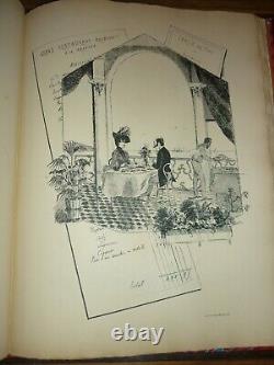 Marseille Revue 1888. Collection Of 62 Drawings Of Raoul De