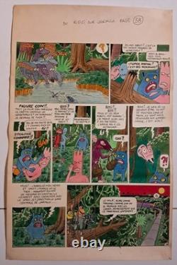 Max. Original Color Page Spot Colors: The Trouble with Jarmila. Humanos