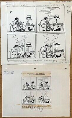 Michel Houdelinckx Drawing Original Plank Bd Ink MIC Delinx