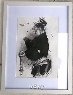 Michetz Original Illustration Kogaratsu 19x31,5 Framed Signed And Dated 2008