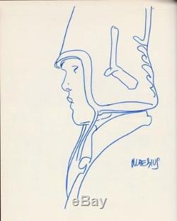 Moebius Arzach Dedication Original Drawing