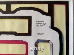Mr. A. S. K. Kenner Wildcat Empty Sticker Board (original 1987)