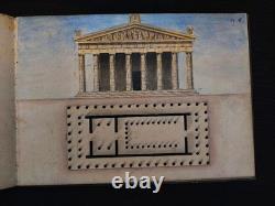 Neoclassical Architecture 10 Watercolor Plates by Tayssier Session 1906-1907