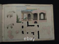Neoclassical Architecture 10 Watercolor Plates by Tayssier Session 1906-1907