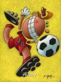 O'Groj Original Drawing Spirou Weekly 3141 June '98 (original plate)