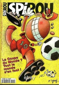 O'Groj Original drawing, Spirou weekly issue 3141, June '98 (original page)