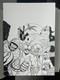Organic Comics 2 Original Pages Mikros Photonik 30 X 42 Cm Perfect Condition