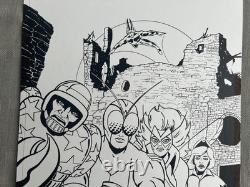 Organic Comics 2 Original Pages Mikros Photonik 30 x 42 cm Perfect Condition