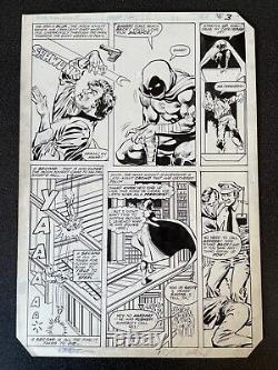 Original Artwork Marvel Comics 1981 Bill Sienkiewicz Moonknight 100 Page 3