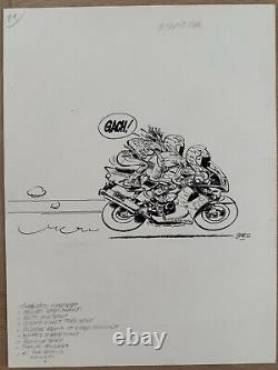 Original Artwork by Bar2 (Joe Bar Team) Idiot Sports Encyclopedia Show-off