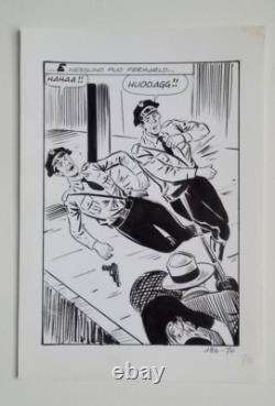 Original Artwork by Emilio Zuffi, Ink on Flexible Cardboard, Bonnie