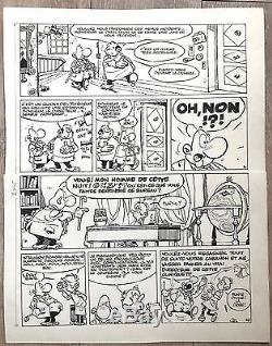 Original Board Greg Achille Talon Mystery Men With 2 Heads 1976 Page 20