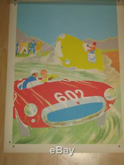 Original Board Of Printing Michel Vaillant Color Essay Le Mans 2