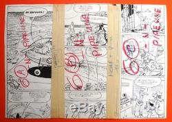 Original Board Pellos The Stooges Original Drawing Comics Albums