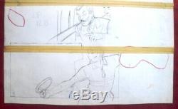 Original Board Reding Original Drawing Comics For Tintin Magazine Jari