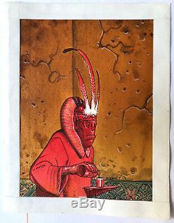 Original Coloring Moebius Tradind Card 71 Bartiniflor