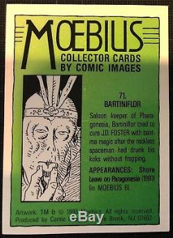 Original Coloring Moebius Tradind Card 71 Bartiniflor