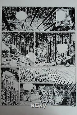 Original Comic 5 The Beast Of Staneux Bodeson Hausman Black Drawing Legend