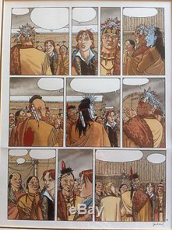 Original Comic Art By André Juillard Plume Aux Vents (tome 3)
